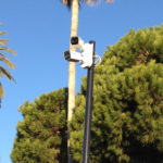 Installation de caméra sur mât par Electronixe