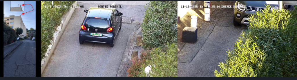 Caméra en toiture avec zoom hyper puissant